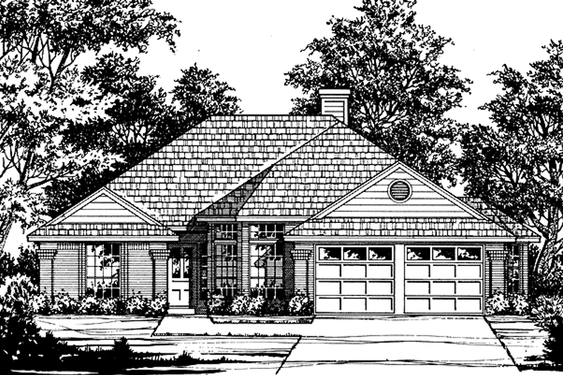 House Plan Design - Traditional Exterior - Front Elevation Plan #40-459