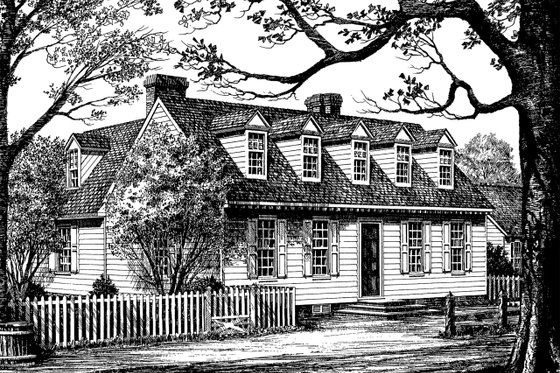 3000 square foot colonial house plan with 3 bedrooms and 2 baths