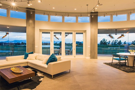 Interior - Family Room 2 for Modern House Plan #920-18 - 5 bed, 4 bath