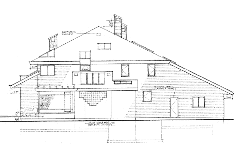 Home Plan - Exterior - Other Elevation for Contemporary House Plan #47-974 - 3 bed, 2.5 bath
