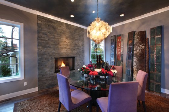 Interior - Dining Room for Contemporary House Plan #928-261 - 4 bed, 4.5 bath