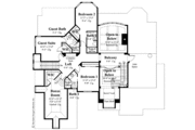 Mediterranean Style House Plan - 4 Beds 4.5 Baths 4005 Sq/Ft Plan #930-267 