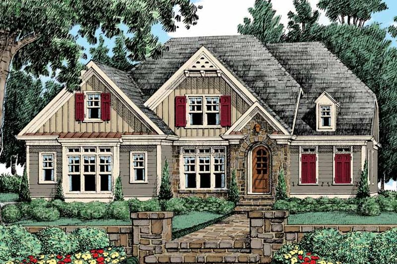 Home Plan - Exterior - Front Elevation 3 for Country House Plan #927-425 - 3 bed, 2.5 bath