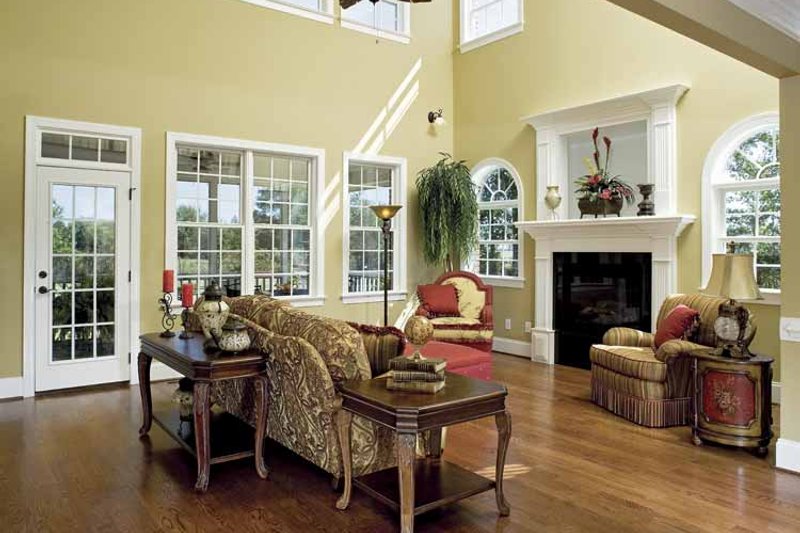 Home Plan - Interior - Family Room for Country House Plan #929-657 - 3 bed, 2.5 bath