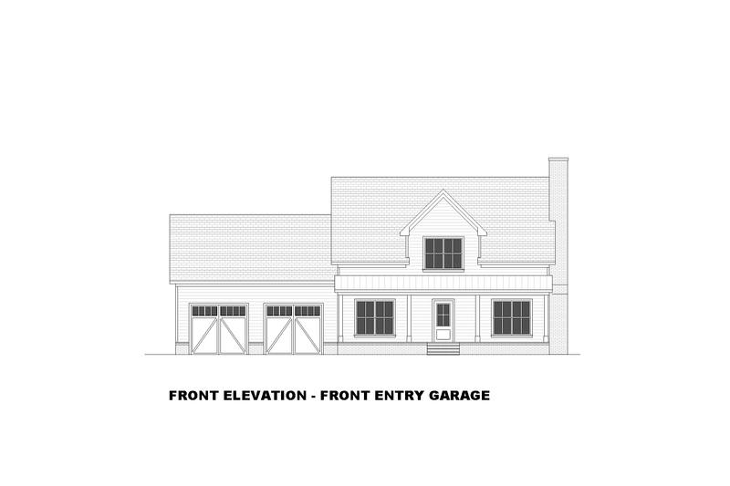 House Blueprint - Exterior - Front Elevation 5 for Farmhouse House Plan #1117-39 - 3 bed, 2.5 bath