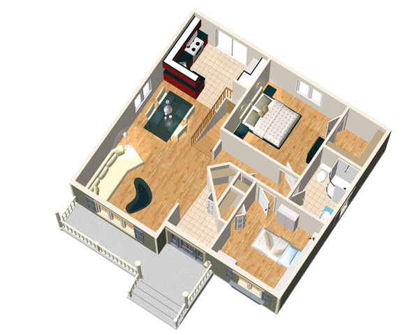 Country Floor Plan - Main Floor Plan #25-4451