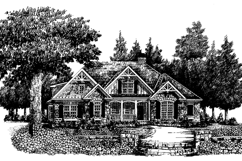 Home Plan - Exterior - Front Elevation 8 for Country House Plan #927-311 - 5 bed, 4 bath