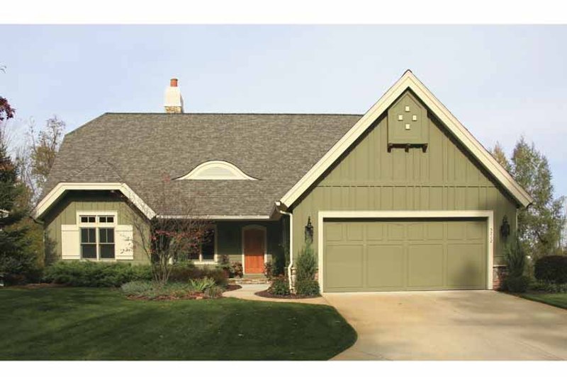 Home Plan - Exterior - Front Elevation 3 for European House Plan #928-155 - 3 bed, 2.5 bath
