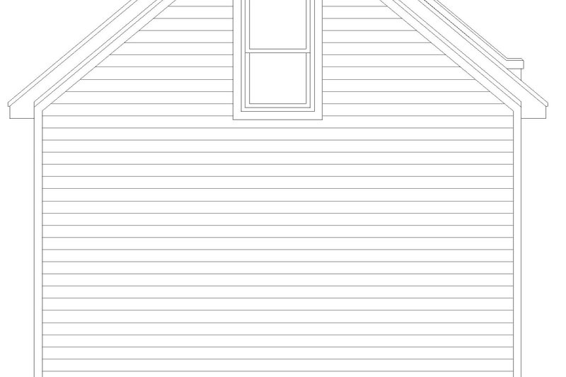 Architectural House Design - Exterior - Rear Elevation for Cottage House Plan #932-676, 0 bath