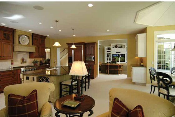 Interior - Family Room 1 for Traditional House Plan #928-222 - 3 bed, 3.5 bath