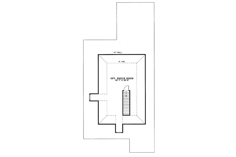Home Plan - Floor Plan - Upper Floor for Country House Plan #17-3226 - 3 bed, 2 bath