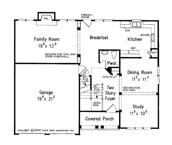 Dream House Plan - Country Floor Plan - Main Floor Plan #927-667