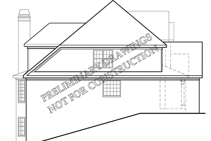 House Blueprint - Exterior - Other Elevation 1 for Country House Plan #927-893 - 4 bed, 3.5 bath