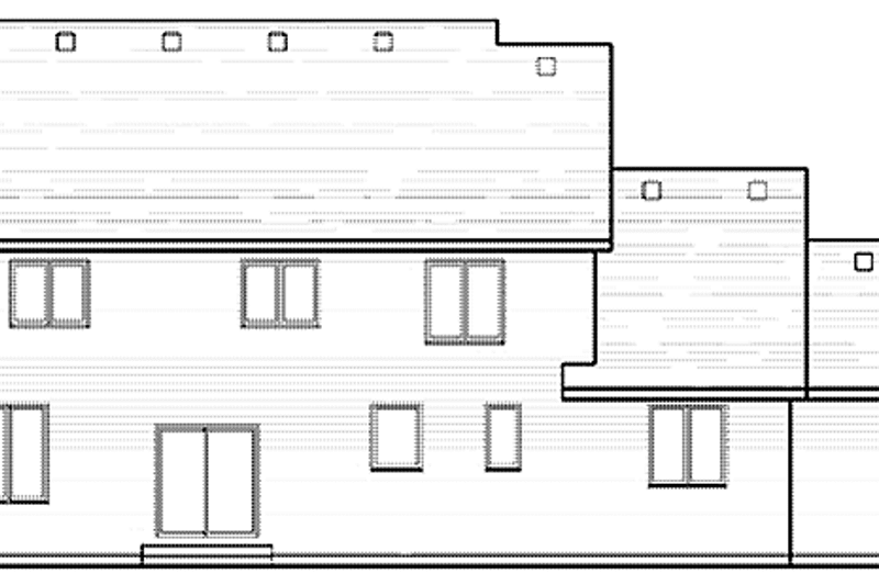Dream House Plan - Exterior - Rear Elevation for Colonial House Plan #51-1014 - 4 bed, 4 bath