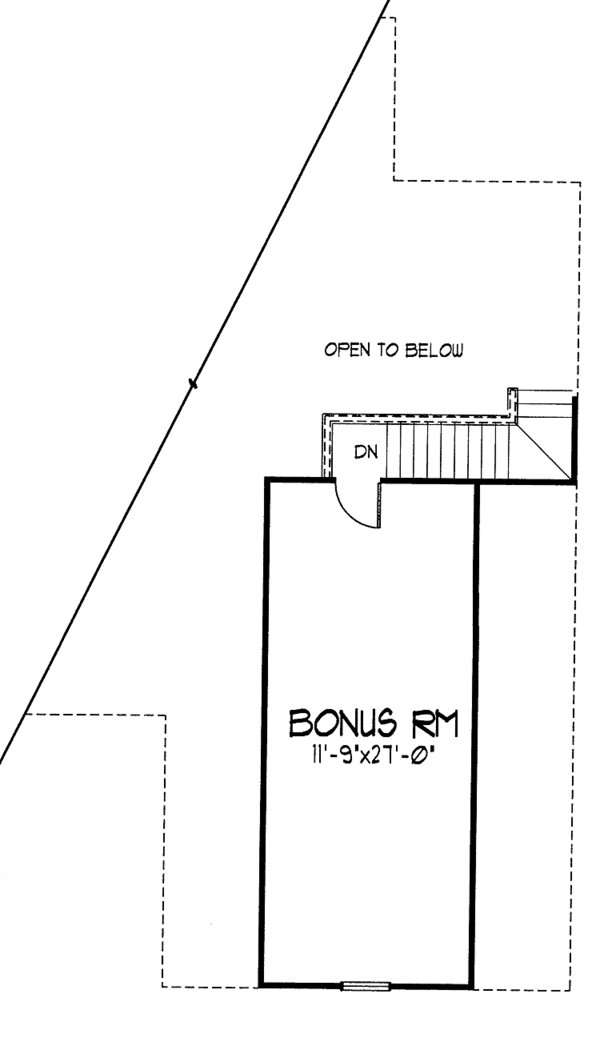 House Design - Country Floor Plan - Upper Floor Plan #320-925