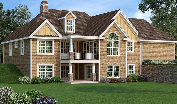 House Plan Design - European Floor Plan - Lower Floor Plan #456-116