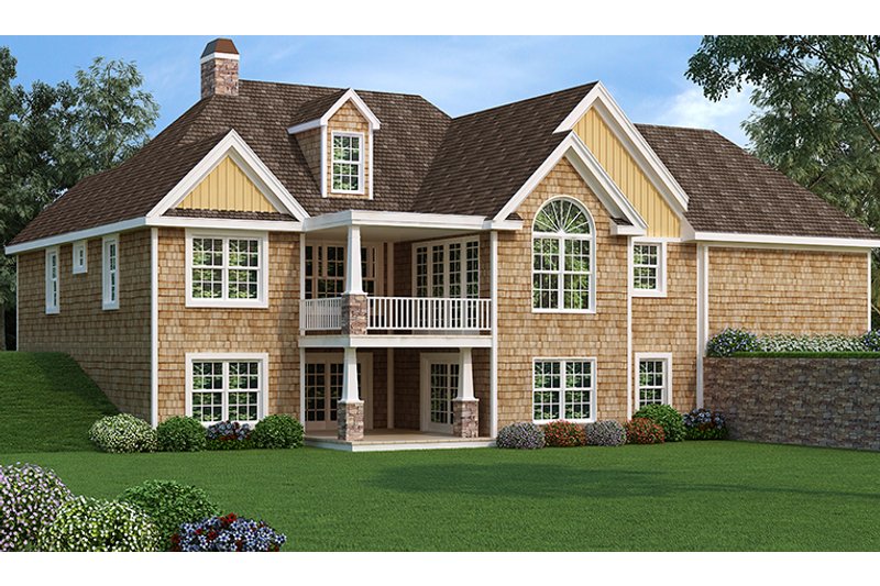 Home Plan - Floor Plan - Lower Floor 1 for European House Plan #456-116 - 3 bed, 2.5 bath