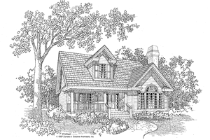 Classical Exterior - Front Elevation Plan #929-334