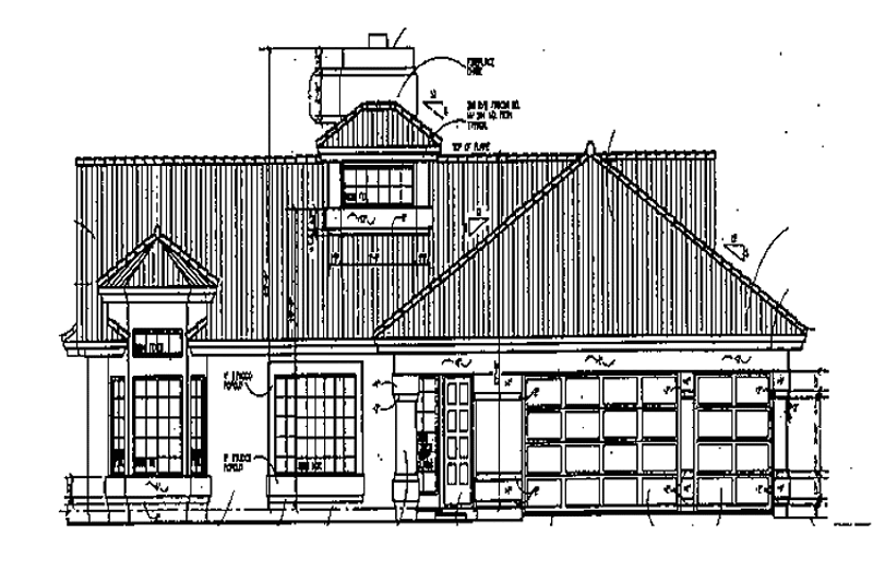 House Blueprint - Mediterranean Exterior - Front Elevation Plan #72-917