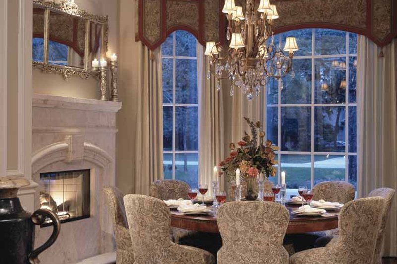 House Blueprint - Interior - Dining Room for Mediterranean House Plan #417-557 - 5 bed, 5 bath
