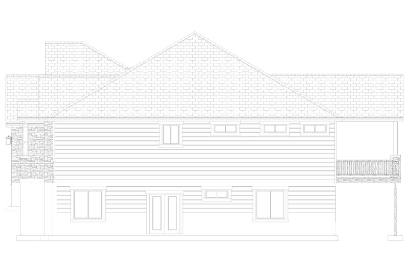 Architectural House Design - Exterior - Other Elevation for Craftsman House Plan #1060-354 - 2 bed, 2 bath