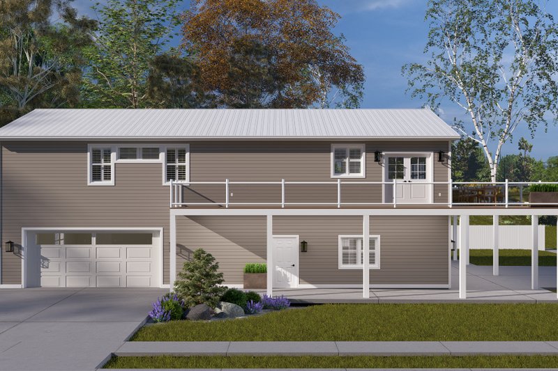 Home Plan - Exterior - Other Elevation for Barndominium House Plan #1060-398 - 3 bed, 3 bath