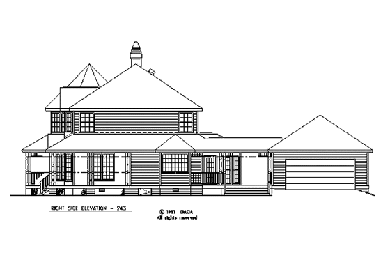 Floor Plan - Other Floor for Victorian House Plan #929-145 - 4 bed, 3.5 bath