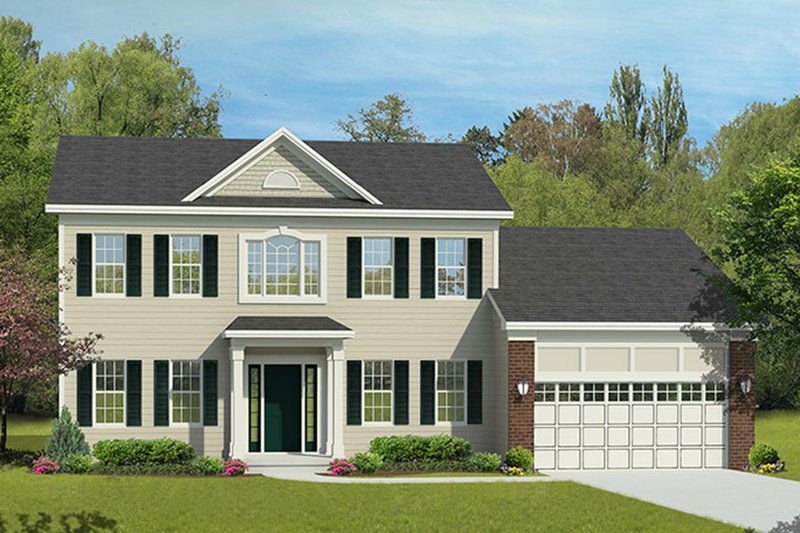 Classical Style House Plan 4 Beds 3 5 Baths 2440 Sq Ft 