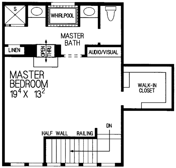 Architectural House Design - Craftsman Floor Plan - Upper Floor Plan #72-837