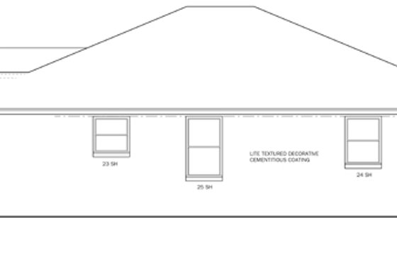 Exterior - Other Elevation for Mediterranean House Plan #1058-54 - 3 bed, 2 bath
