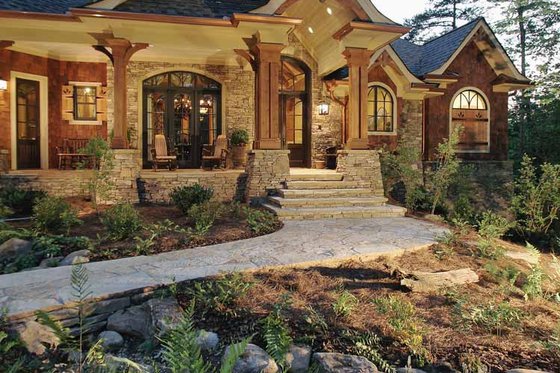 Exterior - Front Elevation 6 for Craftsman House Plan #54-245 - 3 bed, 2.5 bath