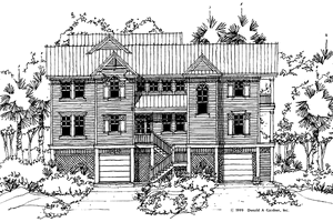 Country Exterior - Front Elevation Plan #929-473