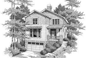 Exterior - Front Elevation 3 for Craftsman House Plan #48-782 - 3 bed, 2.5 bath