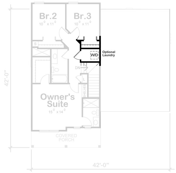 Dream House Plan - Traditional Floor Plan - Other Floor Plan #20-2501