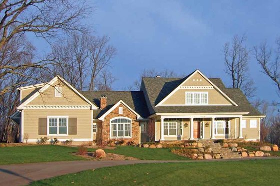 Exterior - Front Elevation 4 for Traditional House Plan #928-26 - 3 bed, 2.5 bath