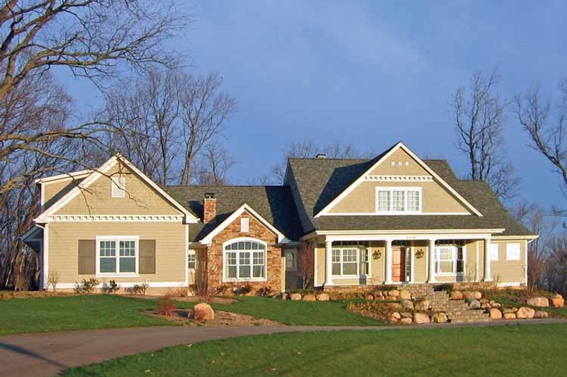 Home Plan - Exterior - Front Elevation 4 for Traditional House Plan #928-26 - 3 bed, 2.5 bath