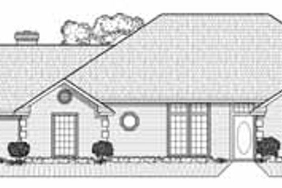 Exterior - Front Elevation for Traditional House Plan #65-178 - 4 bed, 3 bath