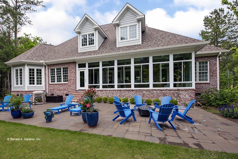 Home Plan - Exterior - Rear Elevation for Traditional House Plan #929-811 - 4 bed, 3.5 bath