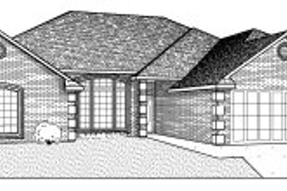 Exterior - Front Elevation for Traditional House Plan #65-480 - 3 bed, 3 bath