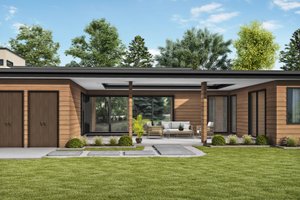 Exterior - Other Elevation for Contemporary House Plan #48-1084 - 4 bed, 3.5 bath