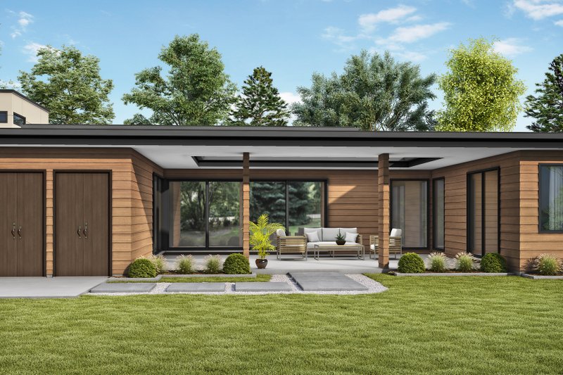 Architectural House Design - Exterior - Other Elevation for Contemporary House Plan #48-1084 - 4 bed, 3.5 bath