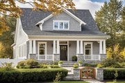 Craftsman Style House Plan - 4 Beds 3 Baths 1928 Sq/Ft Plan #137-284 
