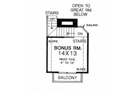 Floor Plan - Other Floor for Country House Plan #310-617 - 3 bed, 2.5 bath