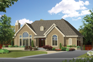 Traditional Exterior - Front Elevation Plan #25-4854