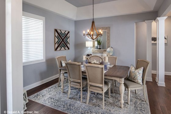 Interior - Dining Room for Craftsman House Plan #929-609 - 3 bed, 2 bath