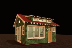 Craftsman Exterior - Front Elevation Plan #917-25