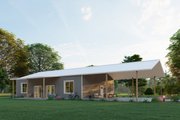 Barndominium Style House Plan - 2 Beds 2 Baths 1725 Sq/Ft Plan #1107-41 