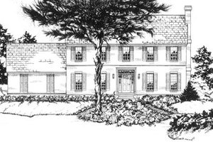 Country Exterior - Front Elevation Plan #36-290