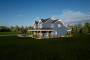 Craftsman Style House Plan - 4 Beds 3.5 Baths 3251 Sq/Ft Plan #1116-33 Exterior 