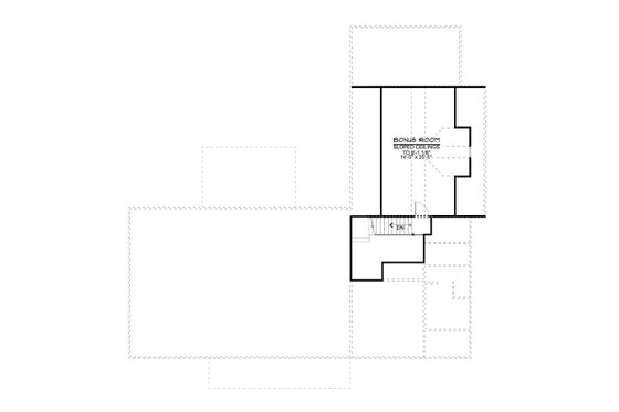 Floor Plan - Upper Floor for Farmhouse House Plan #1064-98 - 4 bed, 2.5 bath